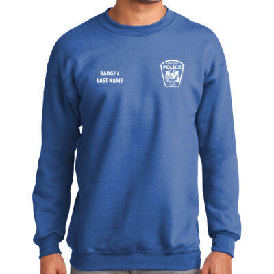  Tall Crewneck Sweatshirt White Imprint Thumbnail